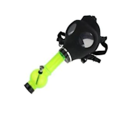 Black Gas Mask With Acrylic Tube