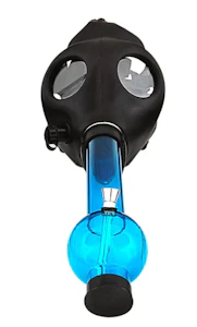 MARIJUANA PACKAGING - Glass - Gas Mask with Bong