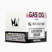 West Coast Cure - Live Resin Sugar - Indica - Gas OG - (1g)