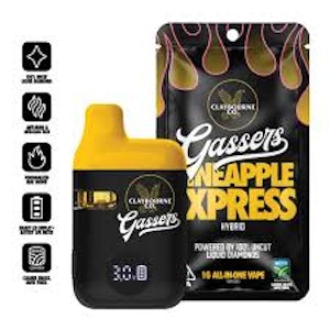 CLAYBOURNE CO. - Claybourne Gassers All-in-One 1g  Pineapple Express