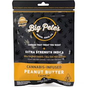 Peanut Butter Extra Strength Indica 100mg Single Cookie - Big Pete's