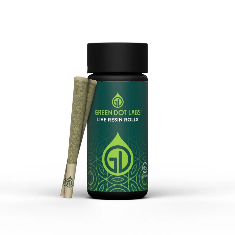 Green Dot Labs - Green Dot Labs - Live Resin Rolls 5 Pack - The Sweet Spot + Kashmir - 2.5g Main Image