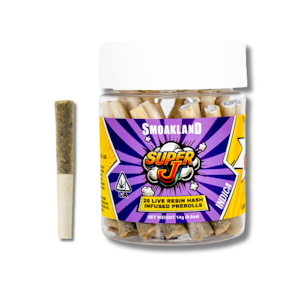 SMOAKLAND - Super J 28pk - GDP (I) Infused Pre-rolls - 14g (.5g)