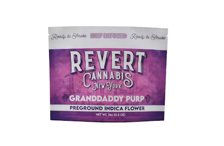 Revert - Revert- Granddaddy Purp - 14g Pre-Ground Flower, Kief Infused