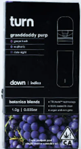 TURN -  [Turn] THC Pod - 1g - Grandaddy Purp (I)
