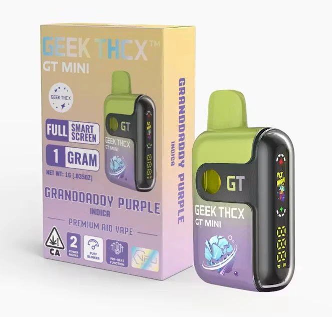 Geek Thcx - GEEK THCX | Grand Daddy Purple | Disposable | 1g Main Image