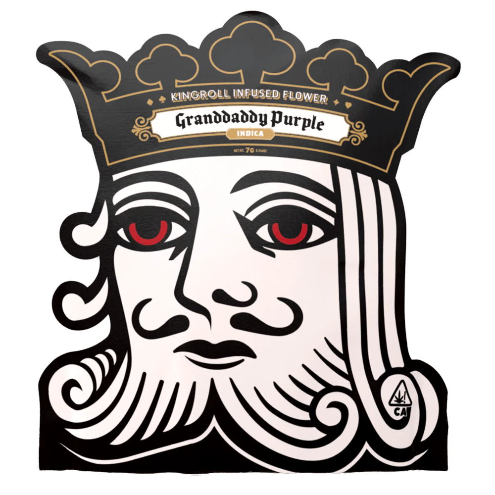 KINGPEN - KINGROLL INFUSED FLOWER - Granddaddy Purple (Indica) Main Image