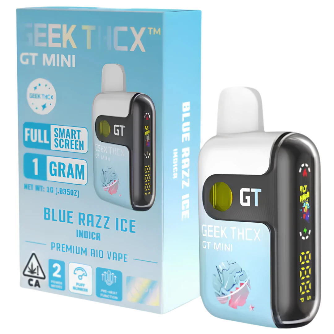 Geek Thcx - GEEK THCX - 1g AIO - Blue Razz Ice Main Image