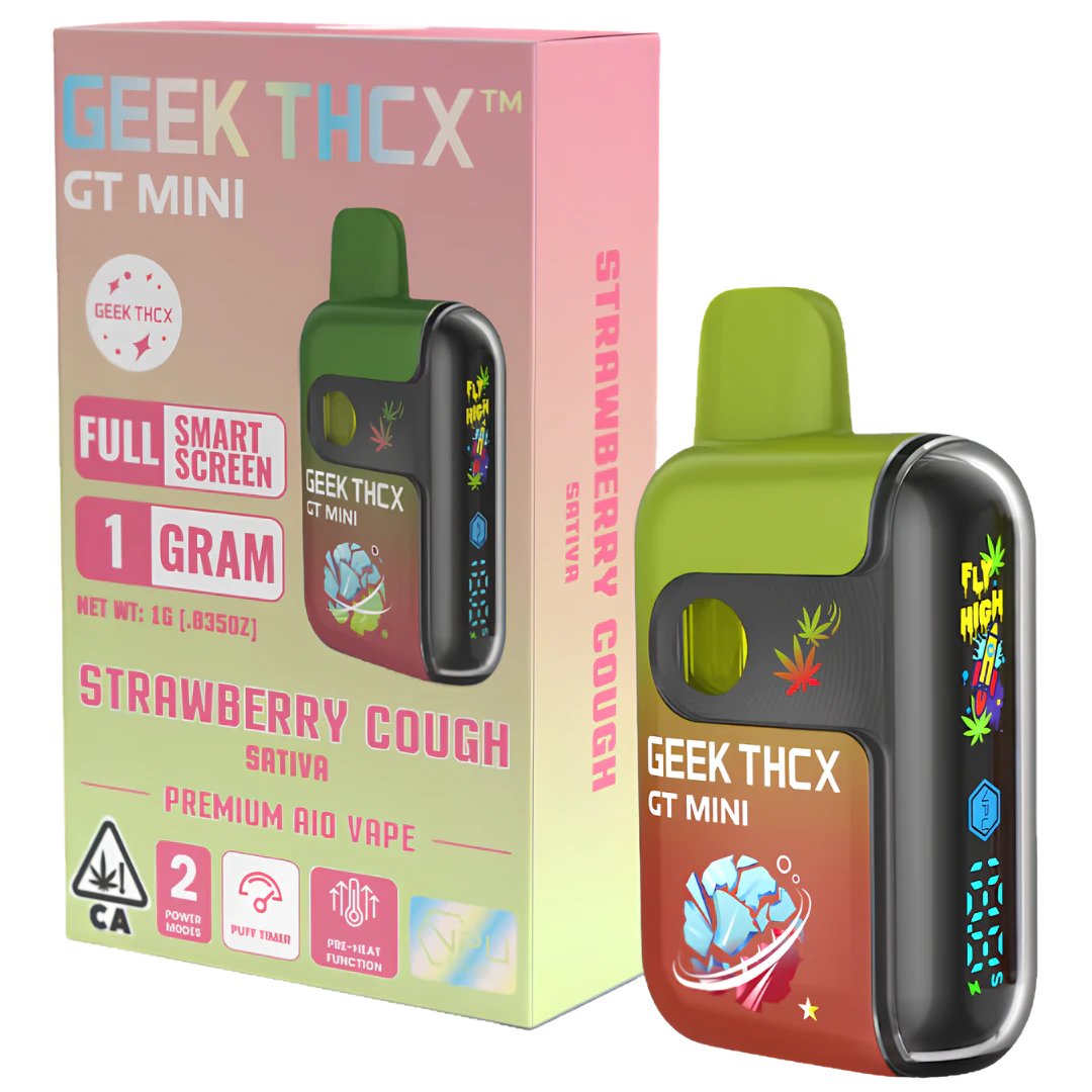 Geek Thcx - GEEK THCX - 1g AIO - Strawberry Cough Main Image