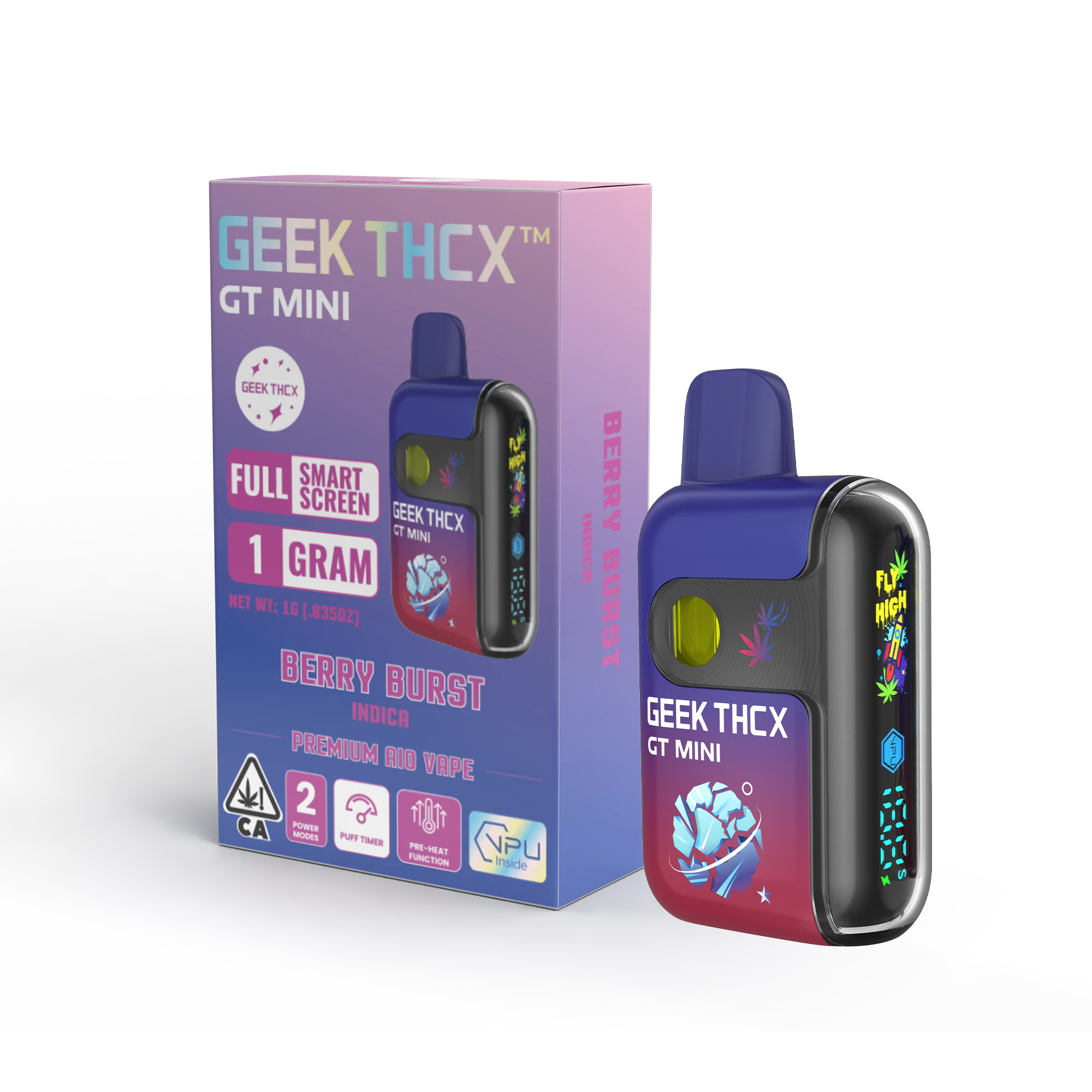 Geek Thcx - GEEK THCX - 1g AIO - Berry Burst Main Image
