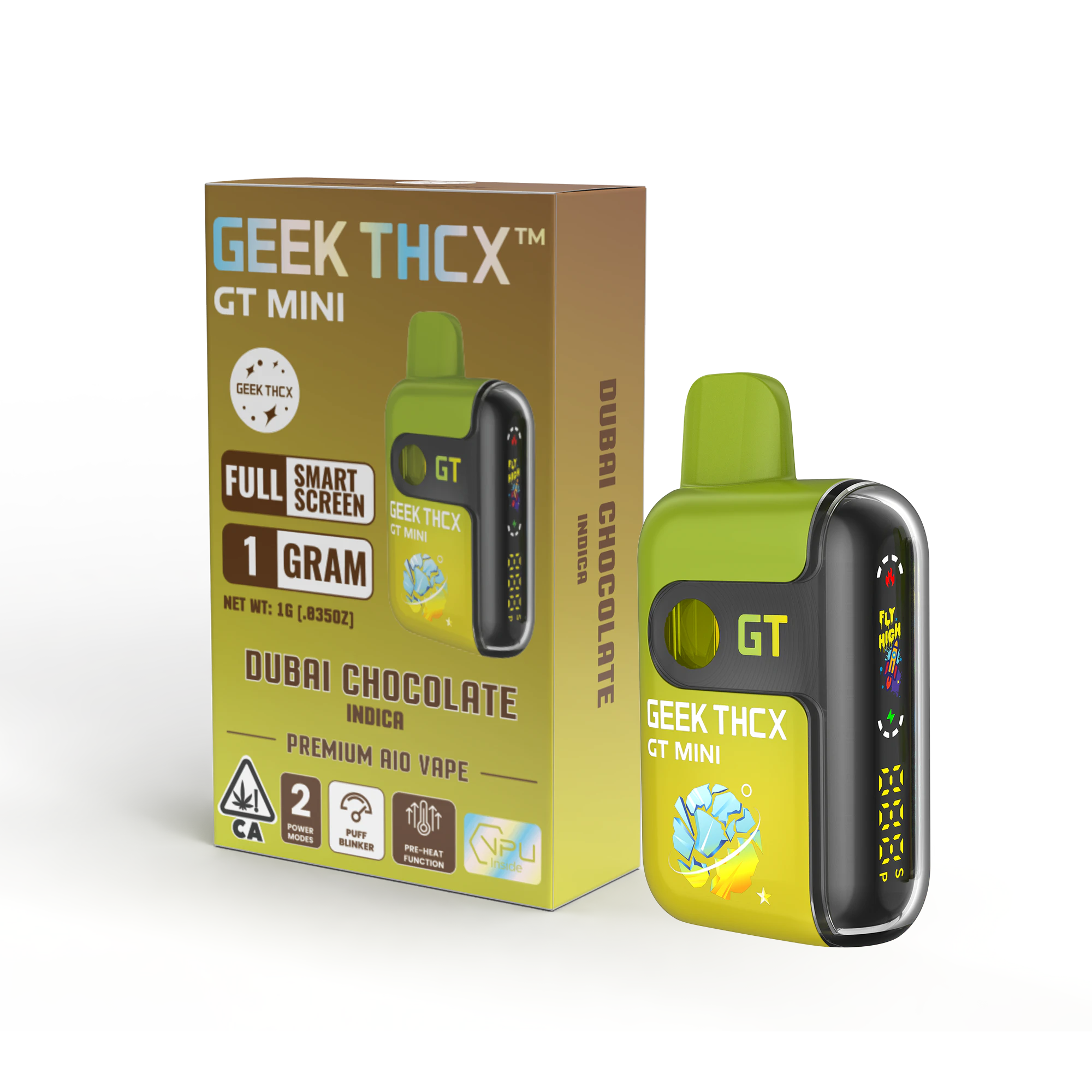 Geek Thcx - GEEK THCX - 1g AIO - Dubai Chocolate Main Image