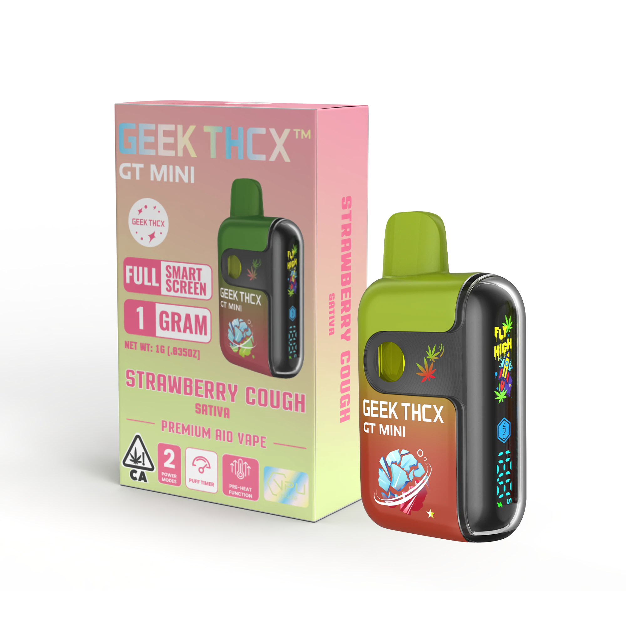 Geek Thcx - GEEK THCX - 1g AIO - Strawberry Cough Main Image