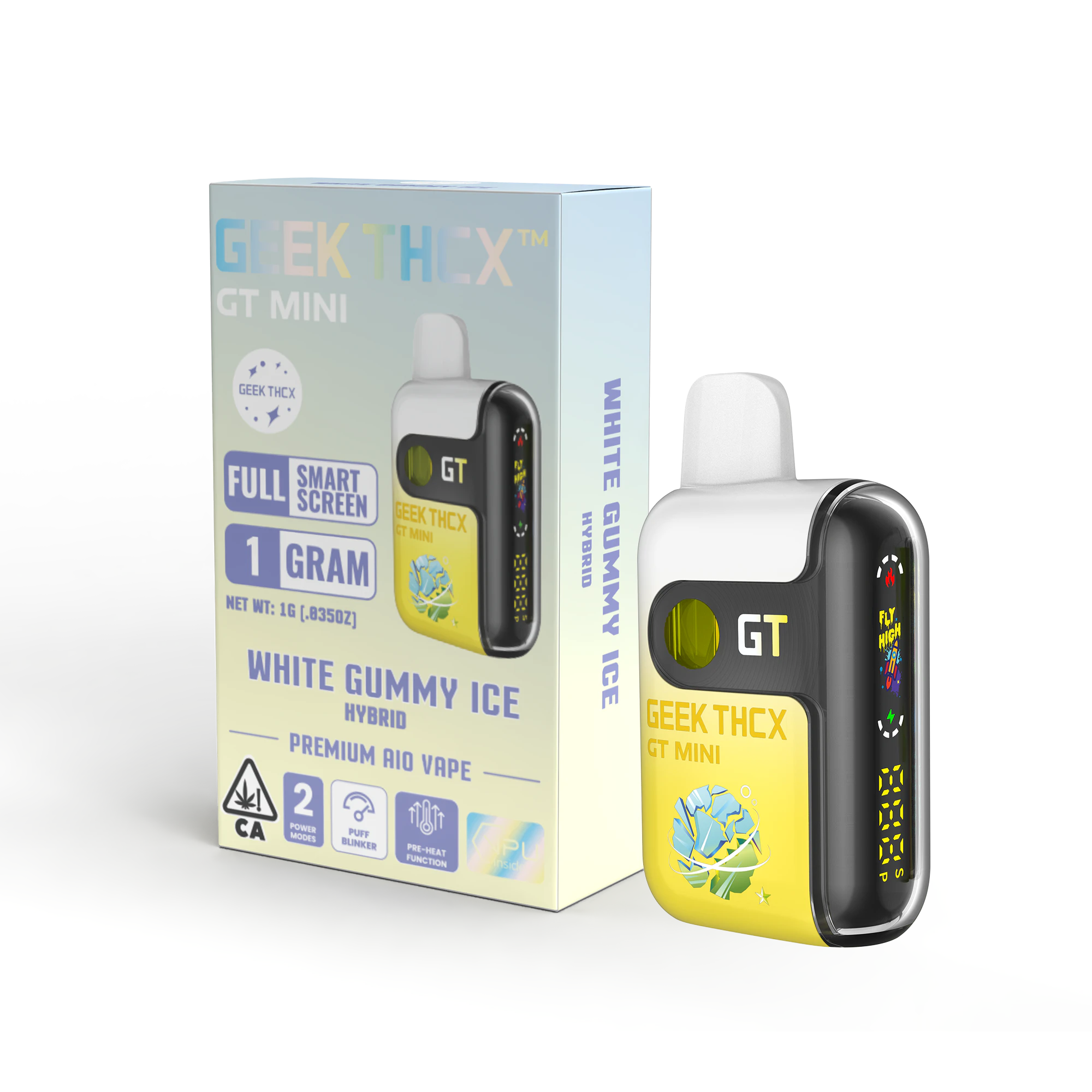 Geek Thcx - GEEK THCX - 1g AIO - White Gummy Ice Main Image