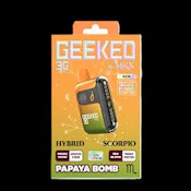 GEEKED 3G Disposable by MKX | Papaya Bomb