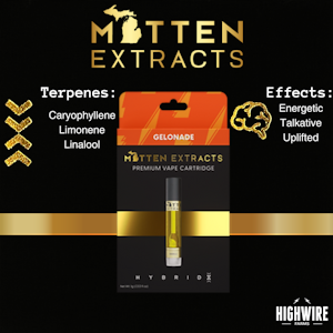 MITTEN EXTRACTS - Mitten Extracts Cart Gelonade 1g
