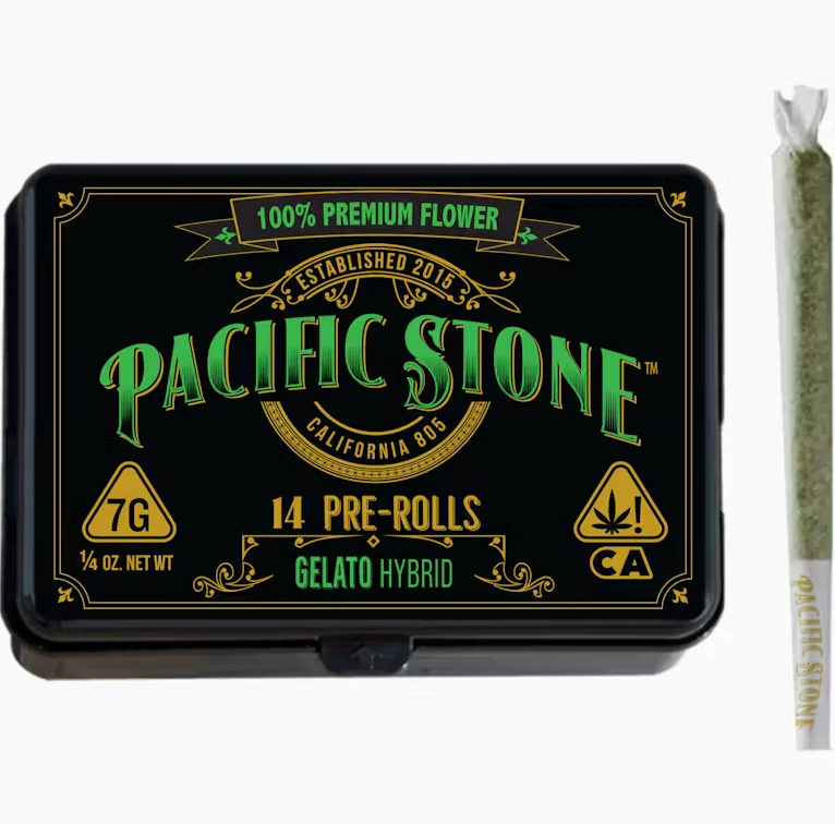 Pacific Stone - Pacific Stone - Pre Roll Pack - Hybrid - Gelato - (7g total) 14 pack Main Image