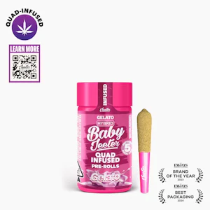JEETER - Jeeter - Pre Roll Pack - Infused Baby Jeeter - Hybrid - Gelato - (2.5g total) 5 Pack