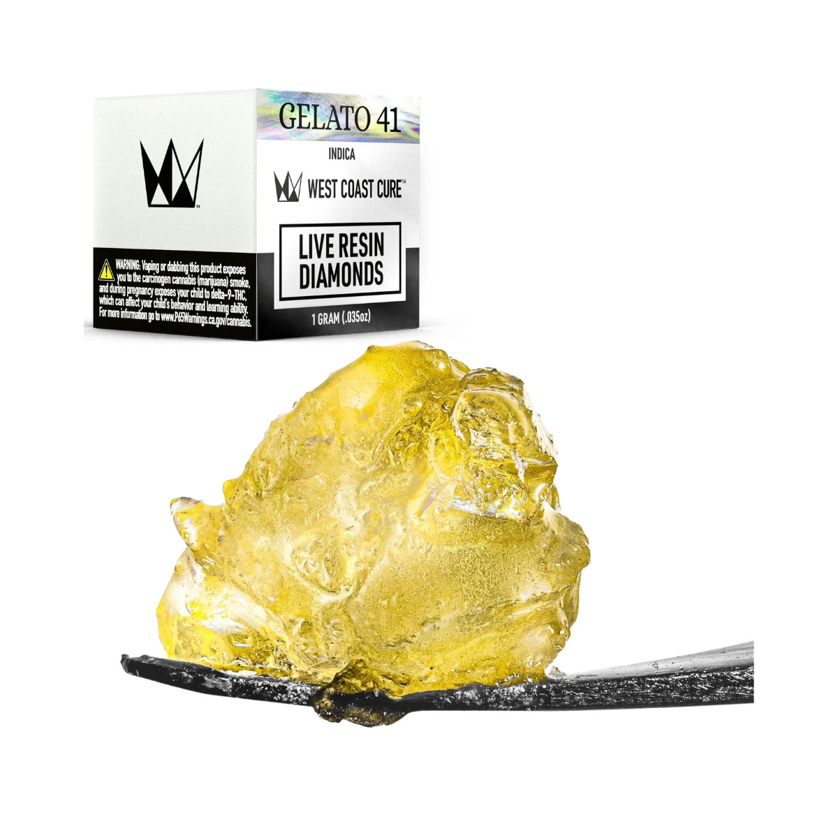 West Coast Cure - Gelato 41 (I) | 1g Live Resin Diamonds | West Coast Cure Main Image