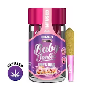 Jeeter - Gelato - Quad-Infused 5 Pack Pre Roll - .5G (2.5G)