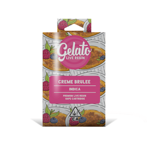 GELATO - GELATO | CREME BRULEE LIVE RESIN - 510 THREAD | CARTRIDGE | 1G