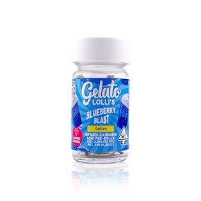 GELATO - Infused Preroll - Blueberry Blast - Lolli's - 5-Pack - 3G