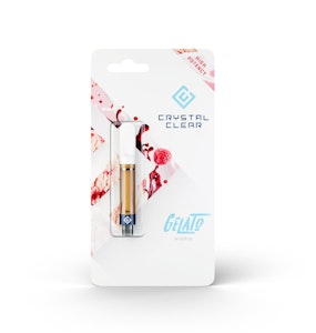 CRYSTAL CLEAR - Crystal Clear - Gelato - 1g Vape Cart