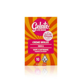 GELATO - Cartridge - Creme Brulee - Live Resin - 1G