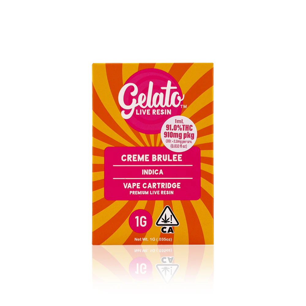 Gelato - GELATO - Cartridge - Creme Brulee - Live Resin - 1G Main Image