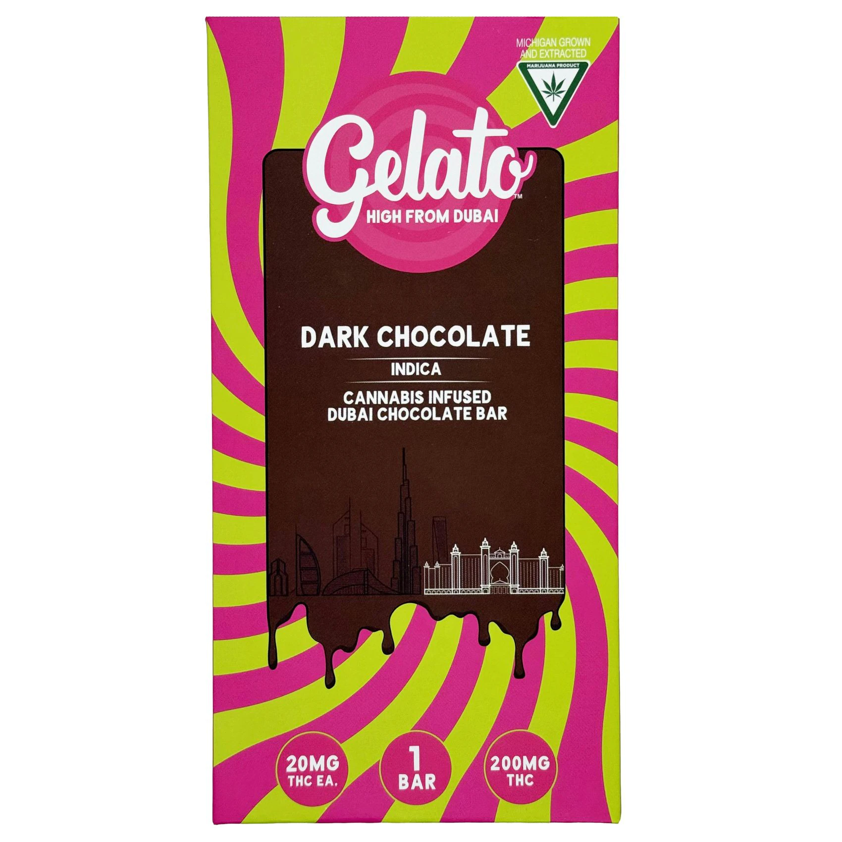 Gelato - Gelato Dark Chocolate Dubai Bar Main Image