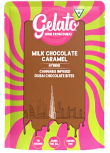 GELATO - Gelato Milk Chocolate Carmel Dubai Bites