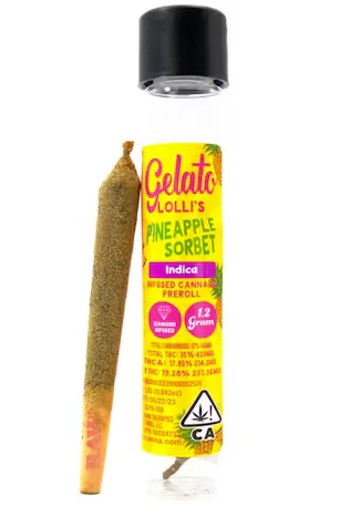 Gelato - Pineapple Sorbet Lolli's Infused 1.2G Main Image