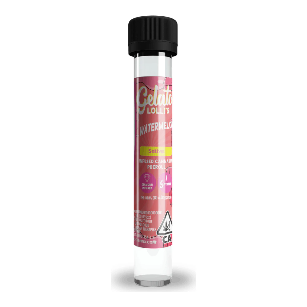 Gelato - Gelato | Watermelon Gelato | Lolli's | Infused Pre-Roll | 1.2G Main Image