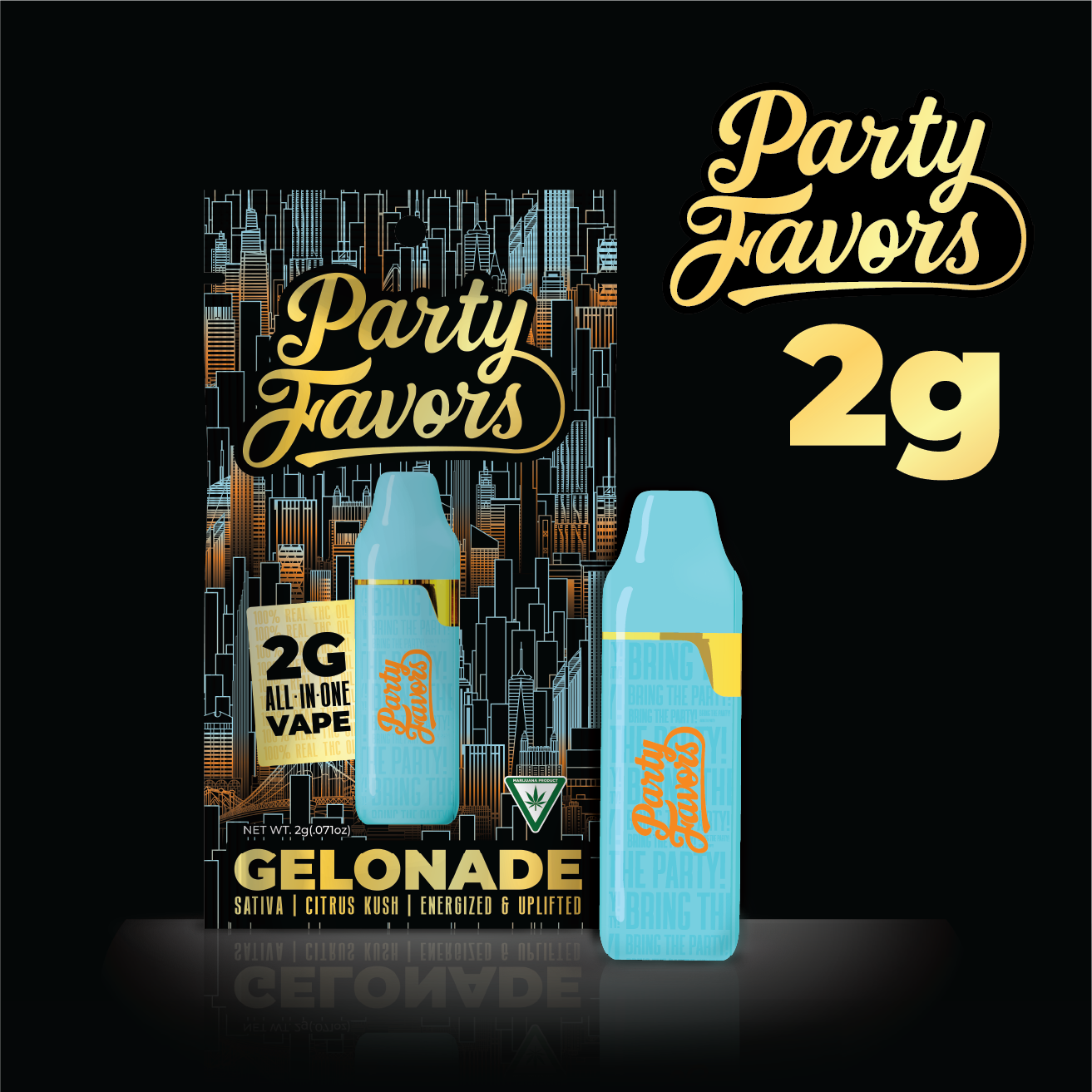 Party Favors - 2g All-in-One Gelonade (S)