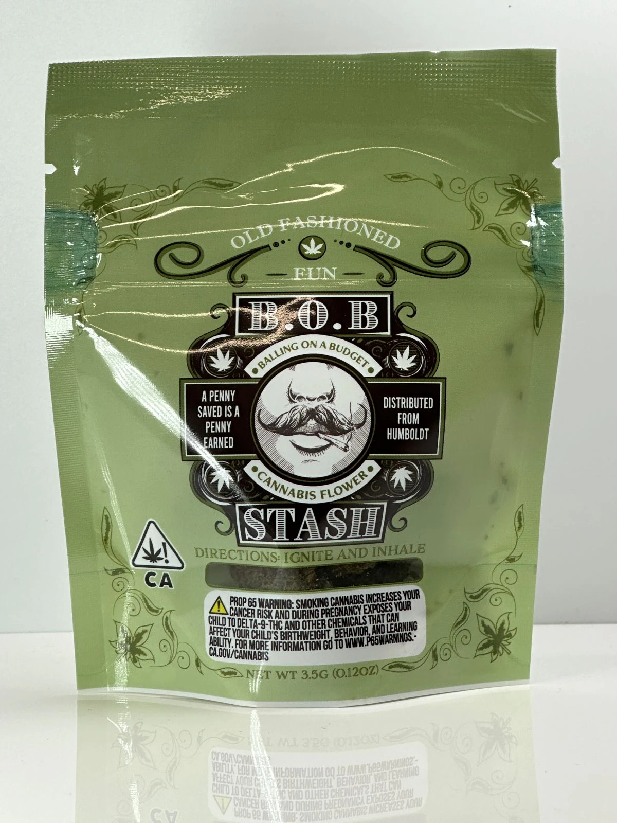 Bob Stash - Bob Stash Bubba Kush 1/8 PD 24% Main Image