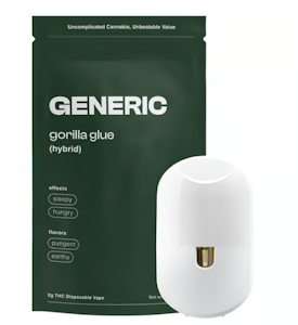 GENERIC - Gorilla Glue Disposable Vape - 2g