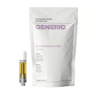 GENERIC - Grandaddy Purple Cartridge - 1g