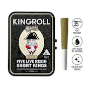 Kingroll .5g Tahoe OG Live Resin Infused Pre-Roll 5pk