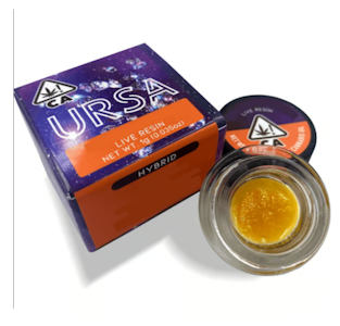 URSA EXTRACTS - URSA 1g Strawberry Durban Live Resin (Hybrid)