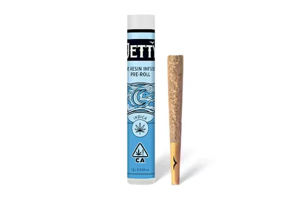 Jetty Extracts - Jetty 1g GMO x Blackberry Kush Infused Preroll Main Image