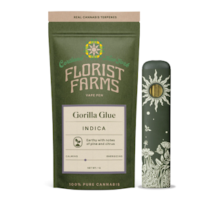 FLORIST FARMS - Florist Farms- Gorilla Glue - 1g Disposable Vape