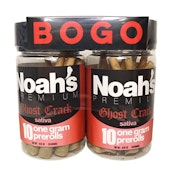 Noah's Premium - Pre Roll Pack - Sativa - Ghost Crack - (20g total) 20 pack