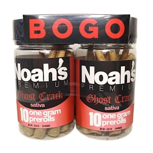 NOAH'S PREMIUM - Noah's Premium - Pre Roll Pack - Sativa - Ghost Crack - (20g total) 20 pack