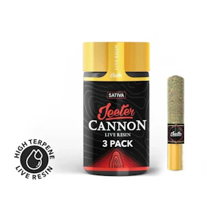 JEETER - Jeeter Live Resin Infused Cannons Ghost Train Haze 1.5g