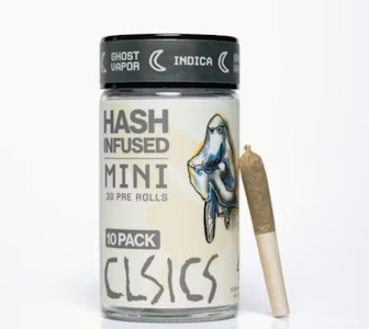 CLSICS - CLSICS - Ghost Vapor - 3g Hash Infused Pre-Rolls - 10pk