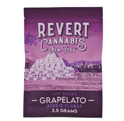 Revert - Grapelato -Hybrid- 25.9% THC | 3.5g (Flower) | Revert   -m8