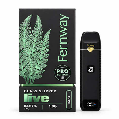 Fernway - Glass Slipper (LIVE) – Hybrid – 83.67% THC | 1g Traveler Pro Vape | Fernway -xxx7 back