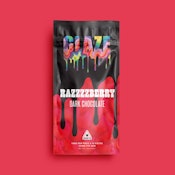 Glaze | Dark Razzzberry Chocolate Bar | 100mg