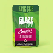 Glaze | Dragon Fruit 1:1 | Gummy | 200mgTHC/200mgCBD | 20-pack
