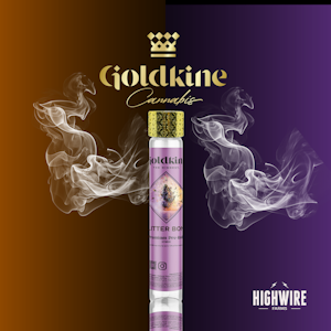 GOLDKINE - Goldkine Glitter Bomb Bubble Hash Infused Preroll 1g