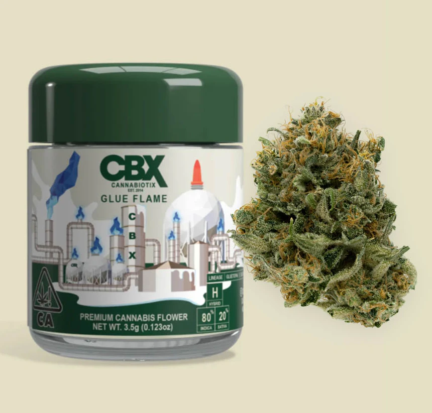 CBX: Cannabiotix - Cannabiotix - Hybrid - Glue Flame - (3.5g) Main Image